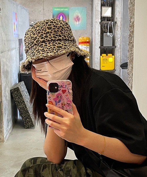 Mayree 帽子 ハット 「urge select」ヒョウ柄/レオパード バケット