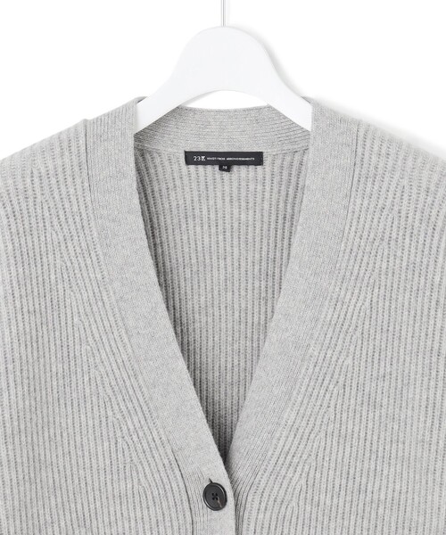 23区（ニジュウサンク） カーディガン 「洗える」カシミヤブレンド