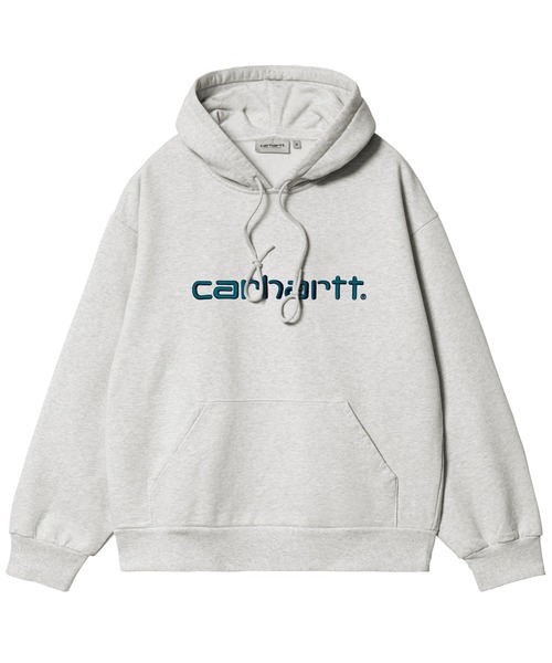[Carhartt WIP]プルオーバーパーカー CLINK｜CARHARTT WIP HOODED AMERICAN SCRIPT SWEATSHIRT (ASH