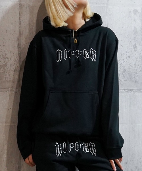 RIPPER パーカー 「RIPPER」センター RIPPER刺繍 / Center