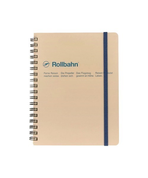 Rollbahn 手帳 ロルバーン ポケット付メモL 3点セット（「リング用