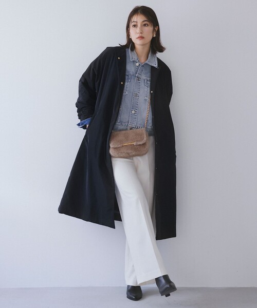 UNFILO パンツ 「吸湿発熱/ストレッチ」beauty warm ワイド