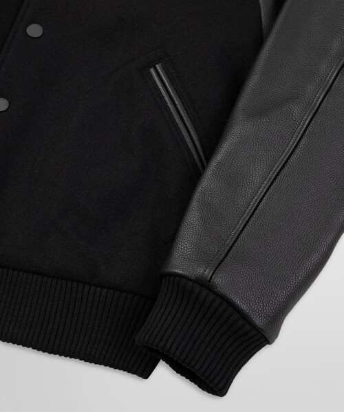 BROOKS BROTHERS ウールブルゾン　Mサイズ BROOKS BROTHERS ブルゾン アウター ウール/カウレザー バー