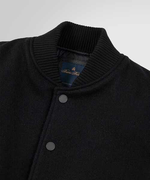 BROOKS BROTHERS ウールブルゾン　Mサイズ BROOKS BROTHERS ブルゾン アウター ウール/カウレザー バー