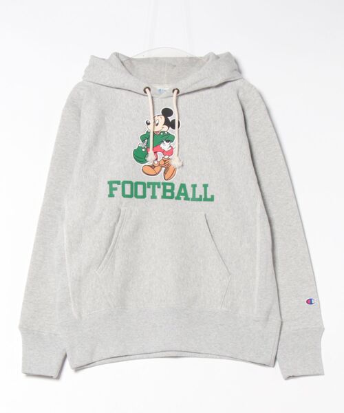 Champion×BEAMS リバースウィーブ ミッキーマウス パーカー Champion パーカー 「Champion」C3-A131 RW HOODED SWEATSHIRT