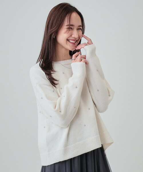 DRESKIP（ドレスキップ） ニット セーター 「S-LL」上品でフェミニン