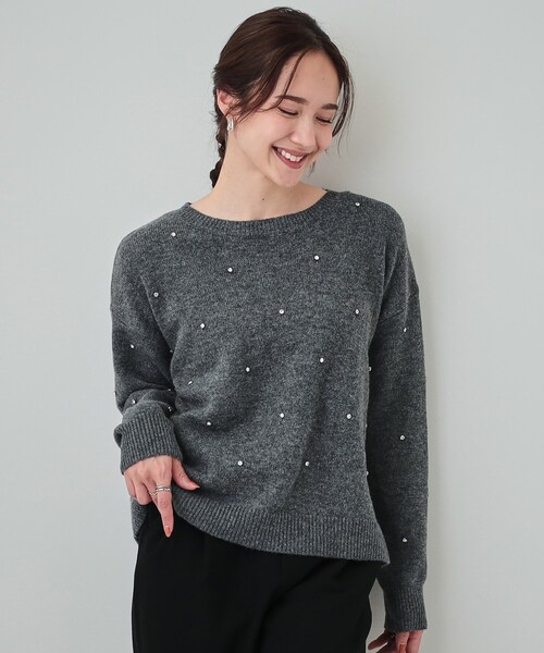 DRESKIP（ドレスキップ） ニット セーター 「S-LL」上品でフェミニン