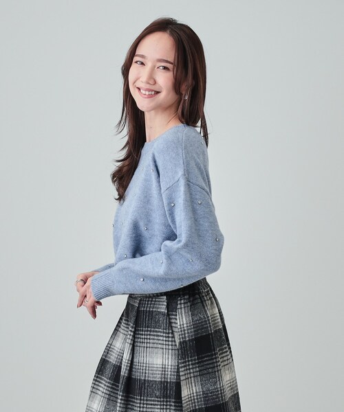 DRESKIP（ドレスキップ） ニット セーター 「S-LL」上品でフェミニン