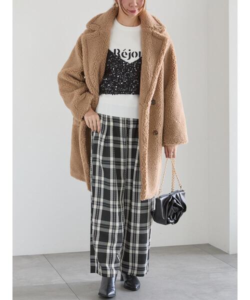 Te chichi ニット セーター Rejoui刺繍ロゴニットプルオーバー