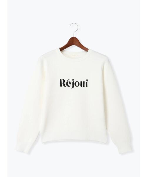 Te chichi ニット セーター Rejoui刺繍ロゴニットプルオーバー