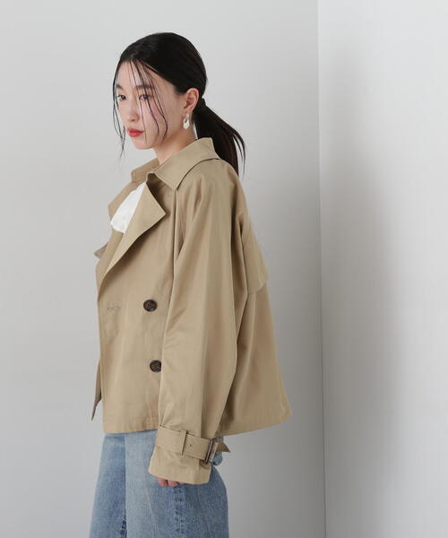 N.Natural Beauty Basic トレンチコート コート 袖バックル