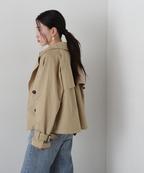 N.Natural Beauty Basic トレンチコート コート 袖バックル