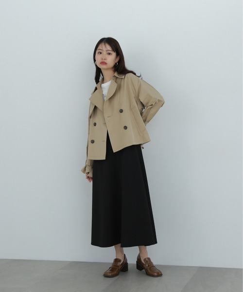 N.Natural Beauty Basic トレンチコート コート 袖バックル