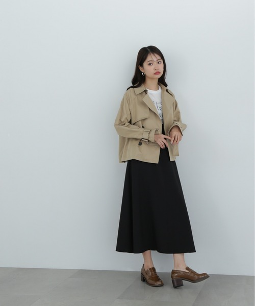 【美品】N.Natural Beauty Basic ショートトレンチコート N.（N. Natural Beauty Basic）（エヌエヌナチュラル
