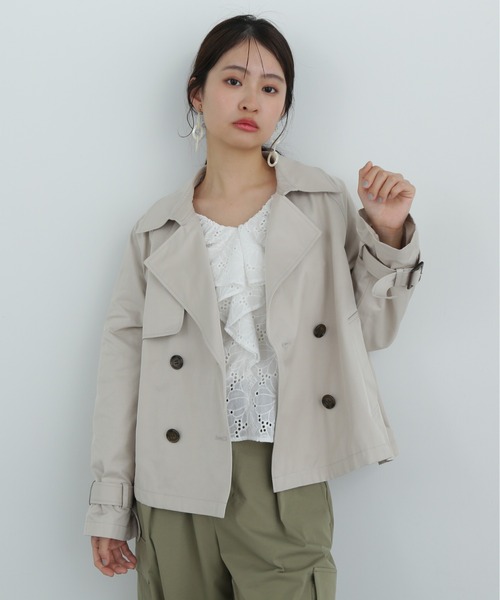 N.Natural Beauty Basic トレンチコート コート 袖バックル
