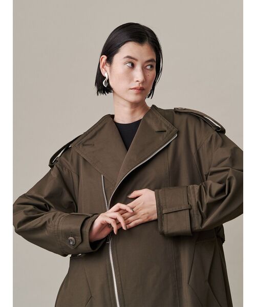 COACH コーチ グリーン ジャケット コート おしゃれ トレンチコート トレンチコート（色：グリーン系）のおすすめ人気商品一覧 通販