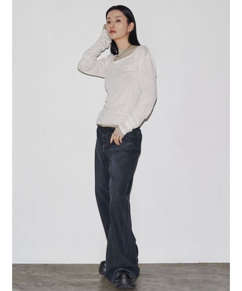 VEQUM tシャツ 「VEQUM」MULTI LAYERED LONG SLEEVE T SHIRT