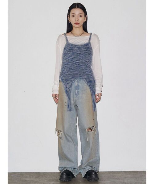 VEQUM tシャツ 「VEQUM」MULTI LAYERED LONG SLEEVE T SHIRT