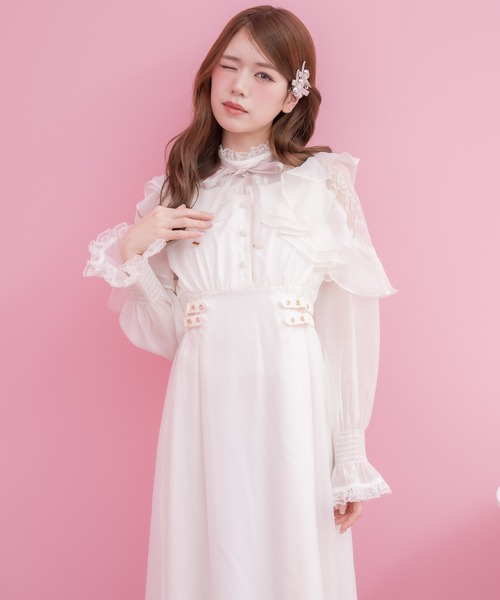 クチュールバイロジータ ワンピース ラッフルロングワンピース