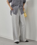 ワイドパンツ スウェットパンツ ジャージ イー...の詳細画像2
