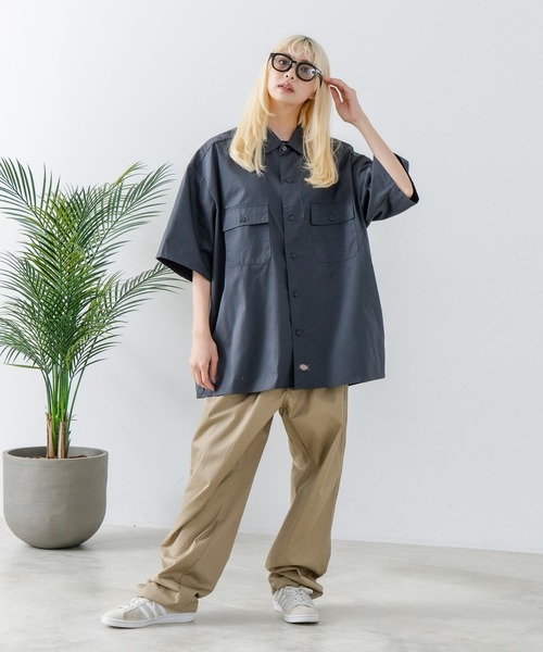 元気☀️様ライトブラウン38翌日発送 Dickies パンツ DICKIESライトツイルイージーパンツ メンズ