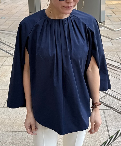 tシャツ スタイルカバーケープ風トップス レディース : ZOZOTOWN Yahoo