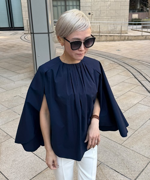 tシャツ スタイルカバーケープ風トップス レディース : ZOZOTOWN Yahoo