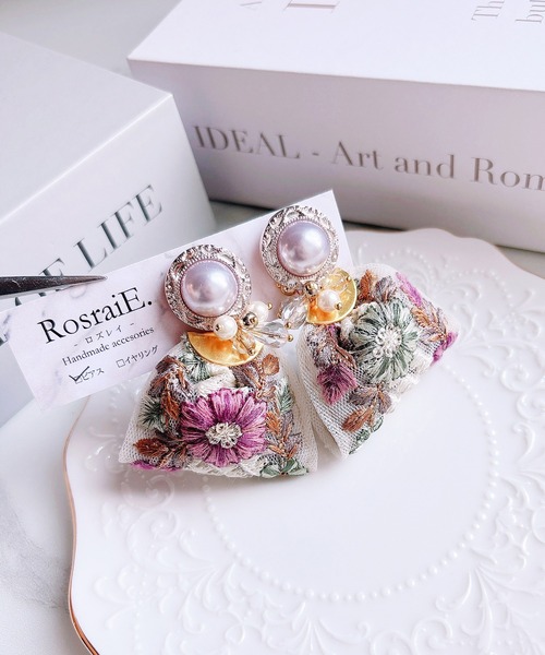 TONE（トネ） サージカルステンレス アレルギー対応 ピアス 「RosraiE