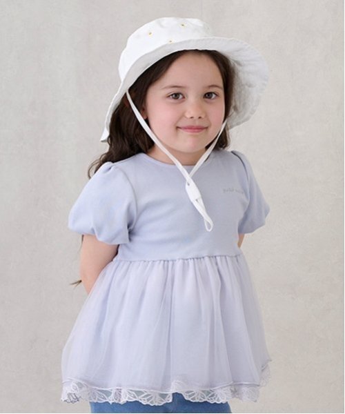 tシャツ 「リンク」シアーペプラムドッキングT(キッズ) キッズ 子供服 女の子 | petit main | 09