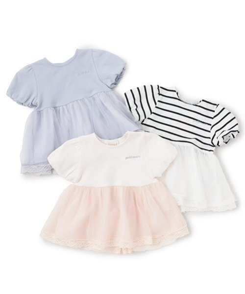 tシャツ 「リンク」シアーペプラムドッキングT(キッズ) キッズ 子供服 女の子 | petit main | 22