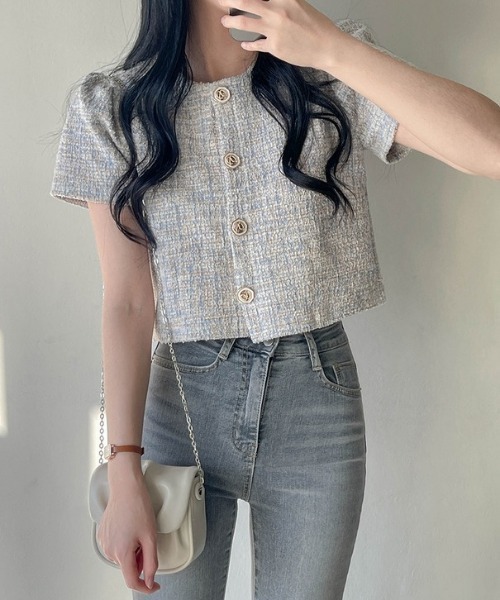 「SONA」 ジャケット FREE スカイブルー レディース_画像3