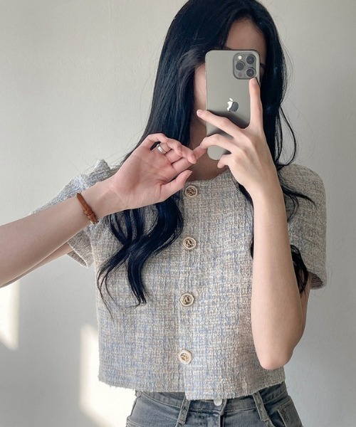 「SONA」 ジャケット FREE スカイブルー レディース_画像4