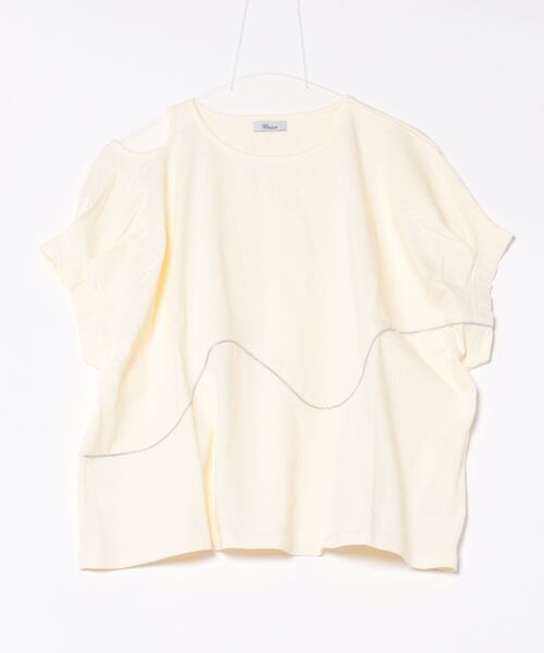tシャツ カットアウトタックスリーブT ladies レディース