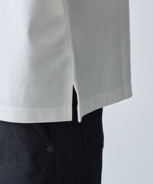 5351 POUR LES HOMMES ポロシャツ スリットジップ ポロシャツ メンズ 