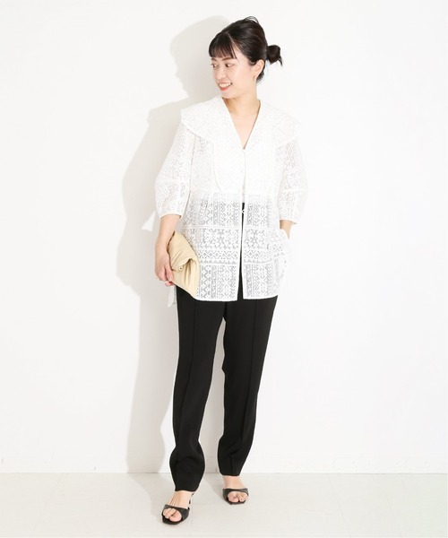 極美品⭐️VERMEIL paris iena レースパンツ　ブラック 38 VERMEIL par iena 「VERMEIL iena」 パンツ 38 ブラック
