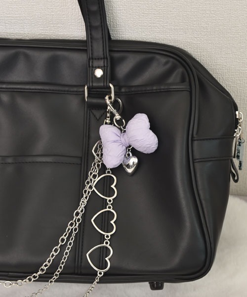 Mayree キーホルダー 「urge select」パステルカラー ぷくぷくリボン