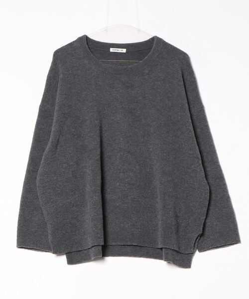 ドゥーズィエムクラス 定価36,300円 長袖ニット グレー フリー Deuxieme Classe（ドゥーズィエムクラス） 長袖ニット FREE グレー