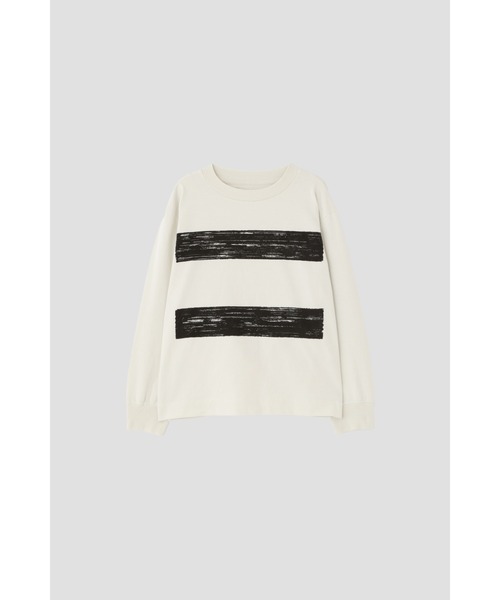 MHL. クルーネック長袖カットソー（ホワイト） UNITED ARROWS LTD. OUTLET｜クリアラッセル クルーネック 長袖