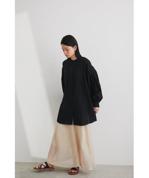[STYLEMIXER] длинный рукав блуза SMALL зеленый женский 