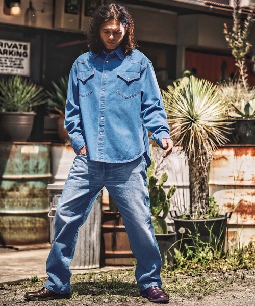 WONDER WALL MOTEL シャツ ms6139- DENIM SHIRT デニムシャツ メンズ