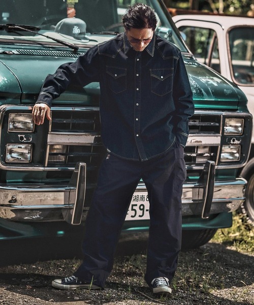 WONDER WALL MOTEL シャツ ms6139- DENIM SHIRT デニムシャツ メンズ