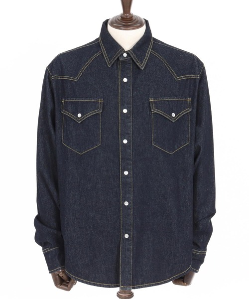 WONDER WALL MOTEL シャツ ms6139- DENIM SHIRT デニムシャツ メンズ