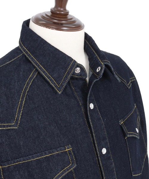 WONDER WALL MOTEL シャツ ms6139- DENIM SHIRT デニムシャツ メンズ