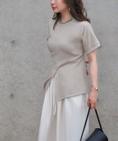 tシャツ center slit tee /クルーネックセンタースリット半袖 Tシャツ