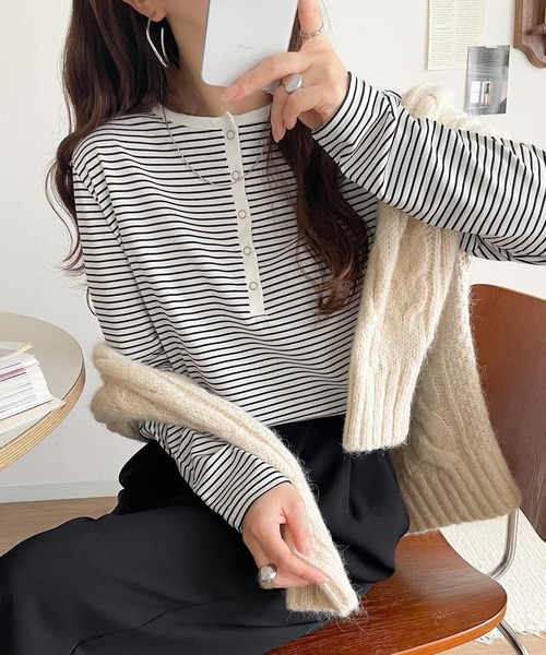 Ameri（アメリ） tシャツ 2WAY EMOTIONAL COLLAGE SHEER TOP