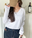 ヘンリーネック tシャツ 「11月上旬再入荷!...の詳細画像3