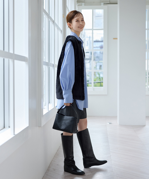 JOURNAL STANDARD ベスト ジレ 「追加」ダブルフェイスフェザー
