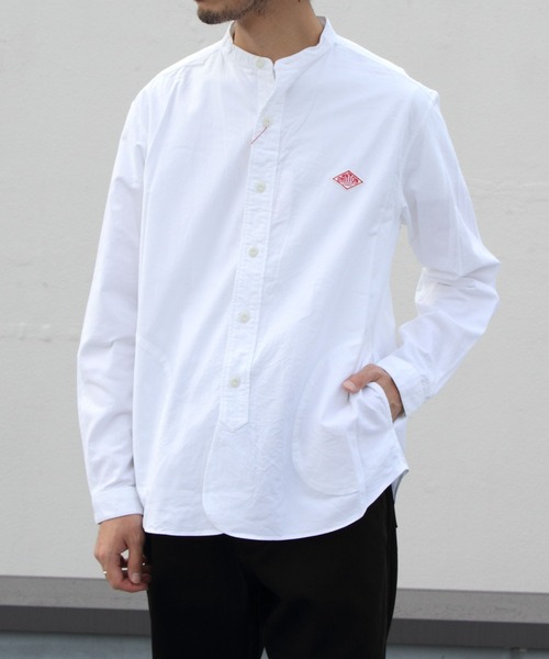 DANTON ワークシャツ ホワイト 40 Danton 「DANTON」 長袖シャツ 40 ホワイト メンズ : ZOZOTOWN