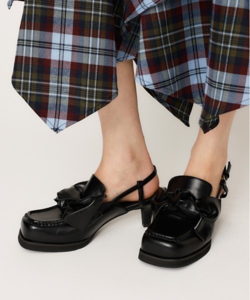 Riu Platform ribbon loafer Rちゃん ローファー Platform ribbon loafer – Riu