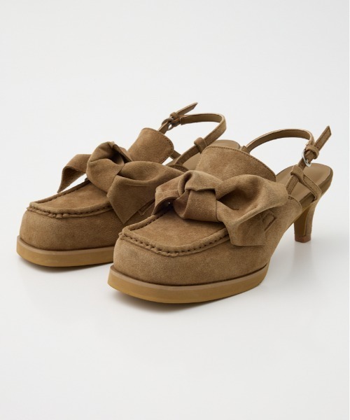 SLY ローファー RIBBON HEELED LOAFERS リボン ヒールド 秋服